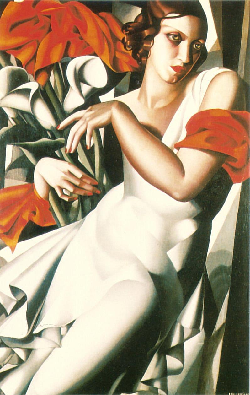 portrait d’ira p 1930 contemporain Tamara de Lempicka Peintures à l'huile